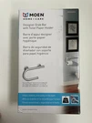 New Moen Home Care Designer Grab Bar W/ Toilet Paper Holder - Chrome LR2352DCH. Fixed Price $34.95.