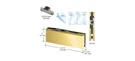 Crl PH20ABR Brass Top Door Patch Fitting With 1NT303 Insert. Fixed Price $52.13.