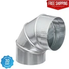 Master FLOW12 In 90-DEGREE Round Adjustable Elbow Flexible Duct Galvanized Steel. Fixed Price $16.98.
