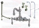 Kingston Brass Free Standing Clawfoot Tub Kit - Polished Chrome. Fixed Price $637.27.