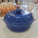 Vintage Dark Green Emile Henry French Ceramic Dutch Oven W/ Lid Modele Depose. Fixed Price $59.95.
