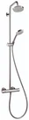 Hansgrohe 27169 Croma Thermostatic Showerpipe 150 1-JET Chrome. Fixed Price $690.70.