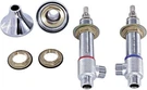 Kingston Brass KS2971V Hot Cold Valve Handle Base Nut Washer 4-15/16" Chrome. Fixed Price $84.00.
