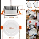 Ygs-tech 2INCH Led Recessed LIGHTING,3W DOWNLIGHT/35W/CRI80,3000K Warm White. Fixed Price $26.79.