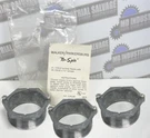 (3 Pcs.) Walker/parkersburg "no Spin" (2") 1124-2 Locking Nipple -new Package. Fixed Price $14.99.