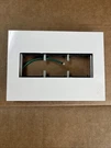 Legrand Adorne 3 Gang Decorator/rocker Wall Plate With Microban, Gloss White. Fixed Price $14.99.