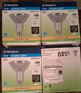 4 Westinghouse 75W PAR30L Dimmable Led Cool Bright Bulbs. Fixed Price $22.00.