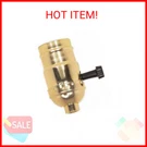 Brass Light Socket Plated 3-TERMINAL 2 Circuit Turn Knob Medium Base. Fixed Price $10.67.