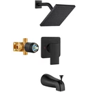 Heyalan Shower Faucet Set With Tub Spout Trim Kit Single-handle. Fixed Price $66.16.