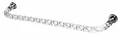 Crl CATBT24CH 24" Acrylic Twist Single-sided Towel Bar With Chrome Rings. Fixed Price $52.44.