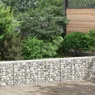 Gabion Wall Retaining Basket Cage Heavy Duty Metal Vidaxl. Fixed Price $58.99.