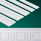 Coengwui Peel And Stick Wall Molding, Chair Rail Wainscoting Panel, Finish Tr.... Fixed Price $57.01.