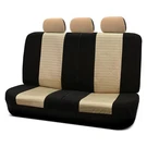 Fh Group Trendy Elegance 3D Air Mesh 2ND Row Black & Beige Seat Covers. Fixed Price $32.94.