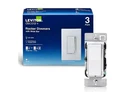Leviton Decora 600W SINGLE-POLE/3-WAY Universal Rocker Slide Dimmer White 3-PACK. Fixed Price $39.90.