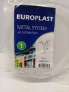 Europlast DMKP125 Metal System Air Distribution White Nfs. Fixed Price $10.00.