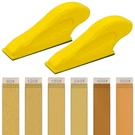Craft Sander Kit, 2 Pack Mini Gator, 30 Sandpaper Sheets, Wood Finishing, Yellow. Fixed Price $16.35.