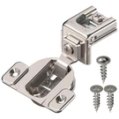 Compact Blumotion Soft-close 1-1/4IN Overlay Face Frame Hinge 50 Pack. Fixed Price $153.95.
