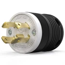 Elegrp Nema L14-30P Locking Plug, Generator Twist Adapter Male Amp. Fixed Price $15.96.