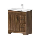 Hommow 30" Single Bathroom Vanity With Ceramic Top And Faucet,. Fixed Price $237.99.