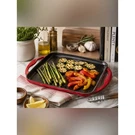 Creuset Cherry Red Enameled Cast Iron Square Baker Grill Pan 10X10. Fixed Price $50.00.