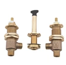 Pfister 3 Hole Adjustable Roman Tub Rough In Valve 1/2"-14 Thread Brass 0X6-150R. Fixed Price $62.99.