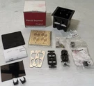 Legrand Pass & Seymour Slater Brass 2-GANG Floor Box W Tamper-resistant Outlet. Fixed Price $39.95.