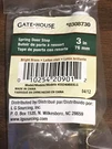 Gatehouse 3" (76MM) Bright Brass Spring Door Stop 0308730. Fixed Price $9.89.