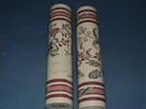 2 Waverly Jacobean Wallpaper Border Mauve Green Floral 8". Fixed Price $14.99.