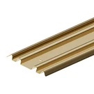 Brixwell By-pass Mirror Door Bottom TRACK-72" L-champagne Gold-roll-formed Steel. Fixed Price $128.21.