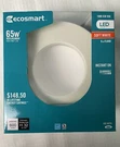 Ecosmart 65W Equivalent Soft White (2700K) Dimmable Led Indirect Recessed Bulb. Fixed Price $10.00.