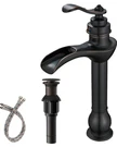 Bwe Vessel Sink Faucet Oil Rubbed Bronze Bathroom With Pop Up Drain Assem. Fixed Price $97.61.