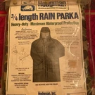 Vintage 70S Converse Hodgman 3/4 Length Camo Leaf Parka Hood Hunting Rain Sz Med. Fixed Price $75.00.