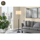 Hampton Bay Alderston 65" Floor Lamp - Matte Black & Antique Brass. Fixed Price $153.99.