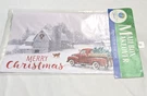 Merry Christmas Pickup Truck Large Magnetic Mailbox Cover Primitive. Fixed Price $19.99.