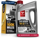 Triax Fleet Supreme 15W-40 Api CK-4 Full Synthetic Heavy Duty Diesel Engine Oil. Fixed Price $65.75.