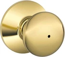 Schlage F40-PLY Plymouth Door Knob, Bed & Bath Privacy Lock. Fixed Price $18.99.