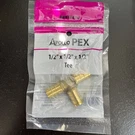 Apollo 1/2 In. Brass Pex-b Barb Tee. Fixed Price $13.99.