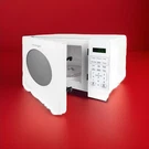 Nostalgia Retro 0.7 Cu Ft 700W Countertop Microwave Oven White Led Display. Fixed Price $96.37.