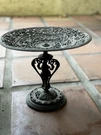 Vintage Cast Iron Stand Bowl Pedestal Basket Horse Triton Pattern Eb 35. Fixed Price $85.00.