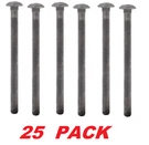 Everbilt 1/2 IN.-13 X 7 Galvanized Carriage (25 Bolts). Fixed Price $84.95.