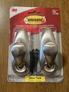 Command Large Forever Hooks Classic Brushed Nickel Hanger New FC13-BN-2ES. Fixed Price $15.99.