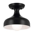 Kichler Sisu 8 In. 1-LIGHT Black Hallway Modern Semi-flush Mount Ceiling. Fixed Price $59.95.
